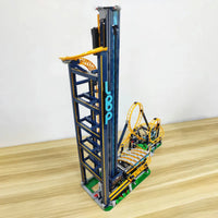 Thumbnail for Building Blocks Block City Creator Loop Roller Coaster Bricks Toys - 27