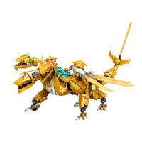 Thumbnail for Building Blocks Block Ninjago MOC Golden Ultra Dragon 60011 Bricks Toy - 1