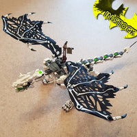 Thumbnail for Building Blocks Block MOC Ninjago Skull Sorcerer Dragon Bricks Toy 7183 - 4