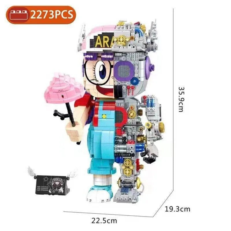 MOC Creator Japanese Anime Mecha Robot Building Blocks