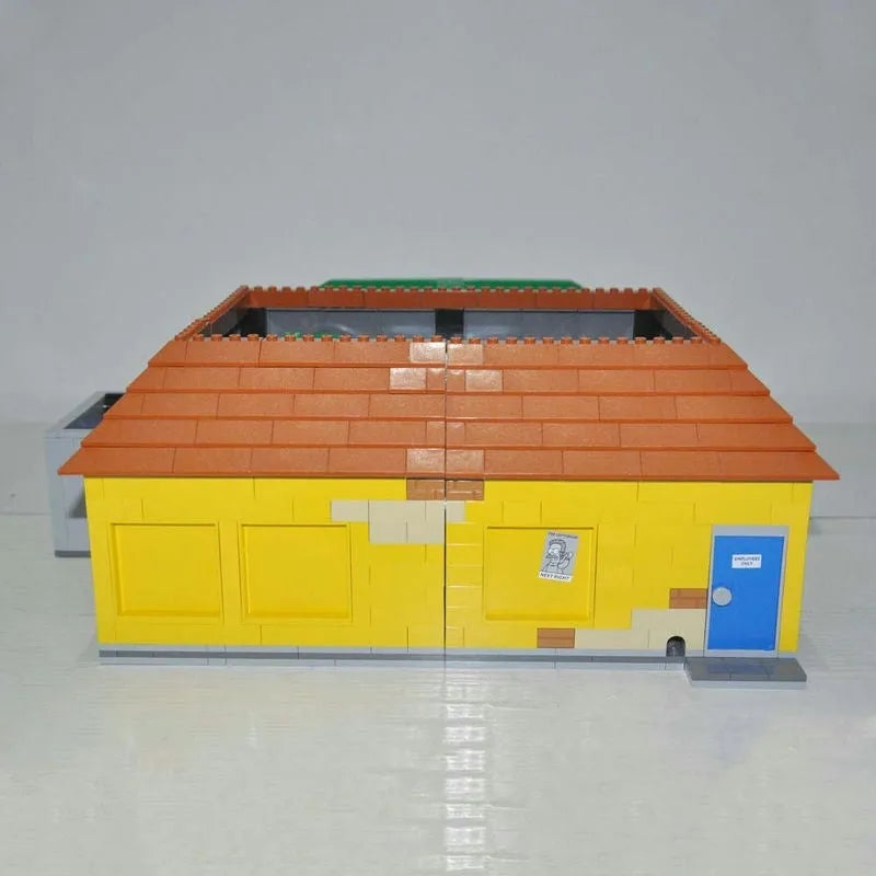 Building Blocks Creator Movie MOC The Simpsons Kwik E Mart Bricks Toys - 12