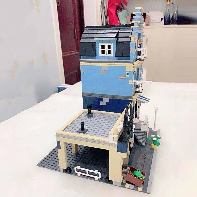 Building Blocks MOC Expert Creator City Market Factory Shop Bricks Toy - 11