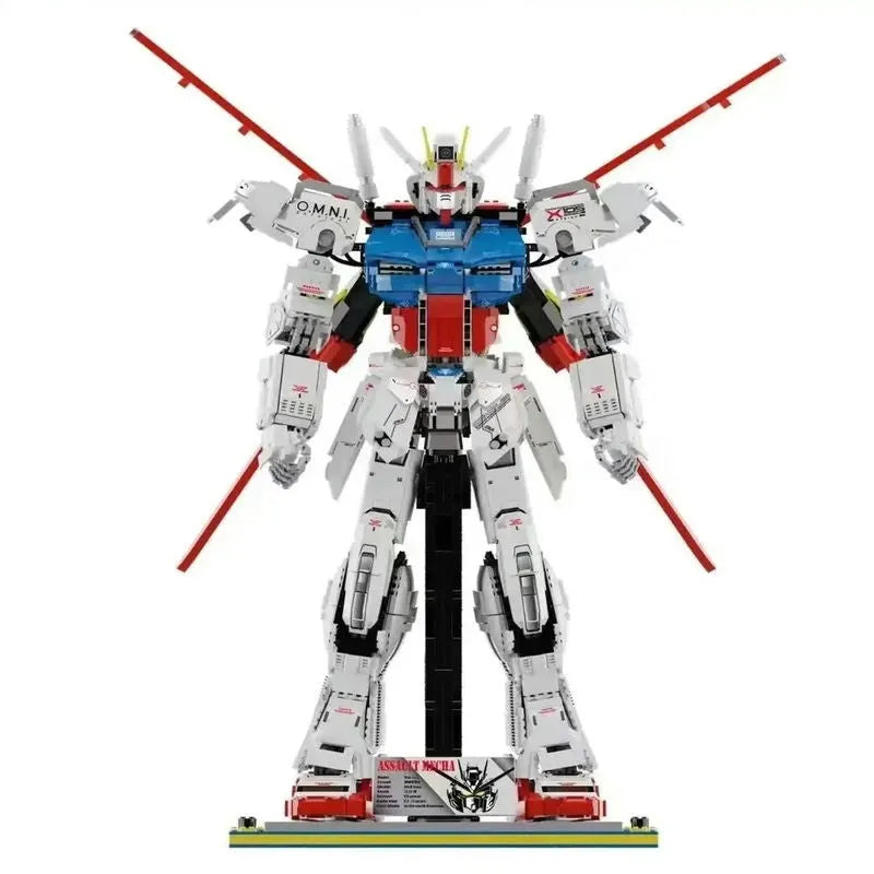 新品未開封L BUILD STRIKE GUNDAM 輸送箱未開封 MOC Expert X105 Gundam Robot Building Blocks Set