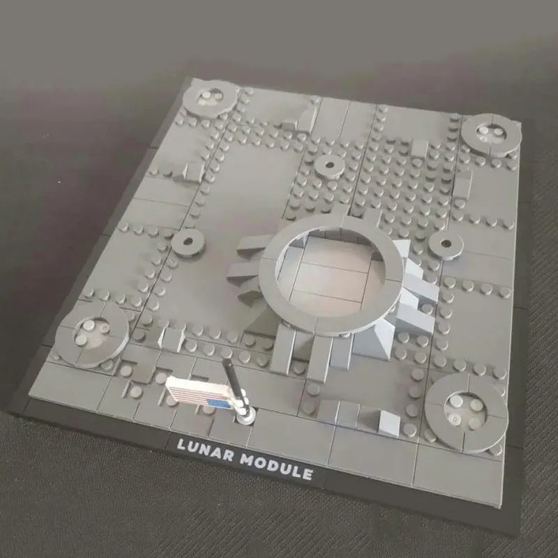 Building Blocks MOC Ideas Expert Apollo 11 Lunar Lander Bricks Toy 60003 - 14