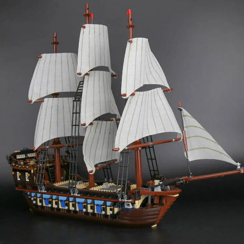 Building Blocks Movie MOC Imperial Flagship Pirate Ship Bricks Toy 22001 - 6