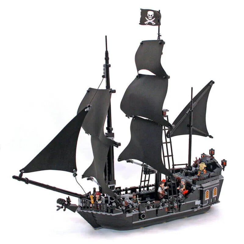 Black Pearl Pirate Ship Building Blocks Set 16006