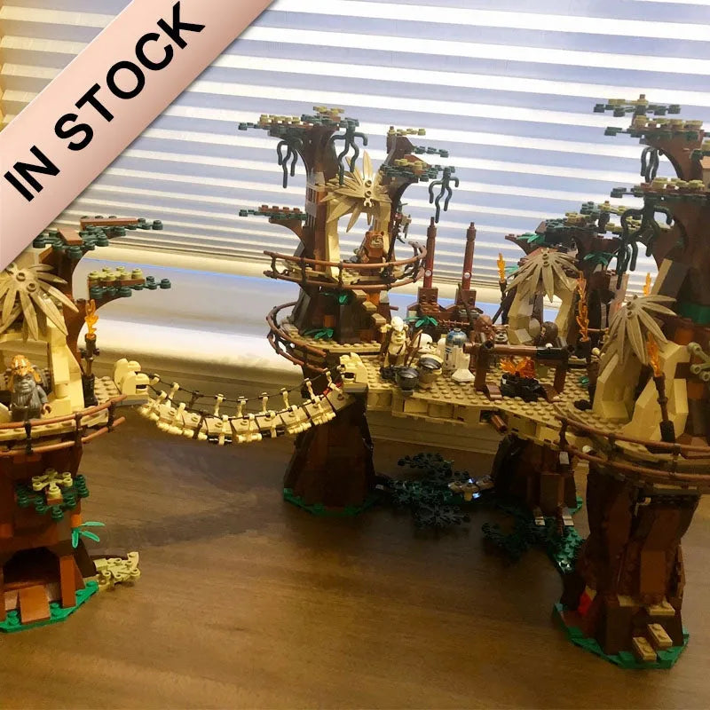 Building Blocks Star Wars MOC Ewok Village Bricks Toy - 6