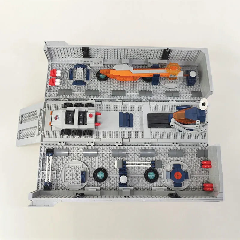 Building Blocks MOC Transformers Optimus Prime Combined Carriage Truck Bricks Toy - 8