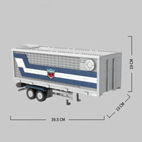 Thumbnail for Building Blocks MOC Transformers Optimus Prime Combined Carriage Truck Bricks Toy - 4