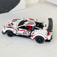 Thumbnail for Building Blocks Tech MOC Toyota GT86 Classic Sports Car Bricks Toy 23002 - 9