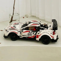 Thumbnail for Building Blocks Tech MOC Toyota GT86 Classic Sports Car Bricks Toy 23002 - 11