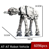 Thumbnail for Building Blocks MOC Star Wars AT - AT Heavy Walker Robot Bricks Toy - 6