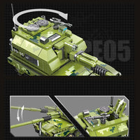 Thumbnail for Building Blocks Military Type 05 Self - Propelled Howitzer Tank Bricks Toy - 6