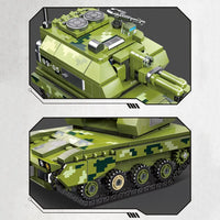 Thumbnail for Building Blocks Military Type 05 Self - Propelled Howitzer Tank Bricks Toy - 4