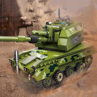 Thumbnail for Building Blocks Military Type 05 Self - Propelled Howitzer Tank Bricks Toy - 7