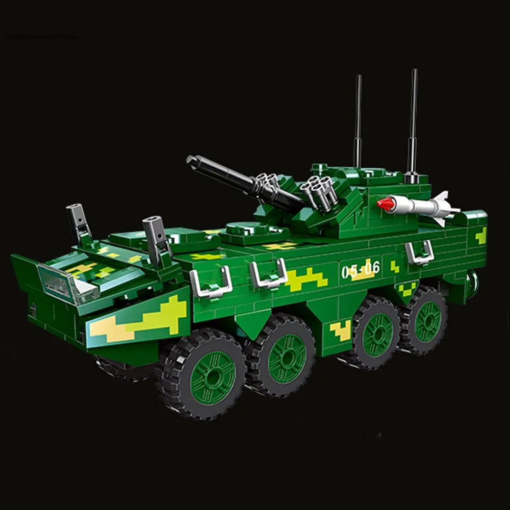 Building Blocks Military Type 09 Armored Infantry Fighting Vehicle Bricks Toy - 5