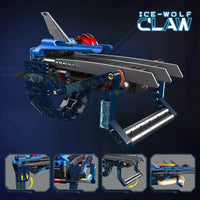 Thumbnail for Building Blocks Technical Expert Weapon MOC Ice Wolf Claw Bricks Toy - 2