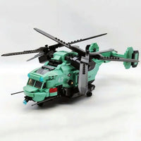 Thumbnail for Building Blocks Technical MOC Twin - Rotor Helicopter Bricks Toy 58008 - 9