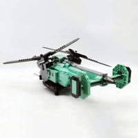Thumbnail for Building Blocks Technical MOC Twin - Rotor Helicopter Bricks Toy 58008 - 12