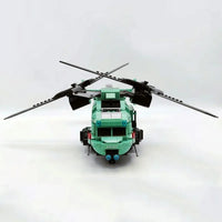 Thumbnail for Building Blocks Technical MOC Twin - Rotor Helicopter Bricks Toy 58008 - 10