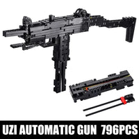 Thumbnail for Building Blocks MOC 14006 Military UZI SMG Sub Machine Gun Bricks Toy - 1