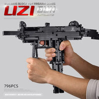 Thumbnail for Building Blocks MOC 14006 Military UZI SMG Sub Machine Gun Bricks Toy - 2