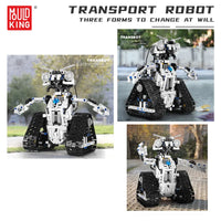 Thumbnail for Building Blocks Tech Motorized APP RC Transport Robot Bricks Toy 15046 - 8