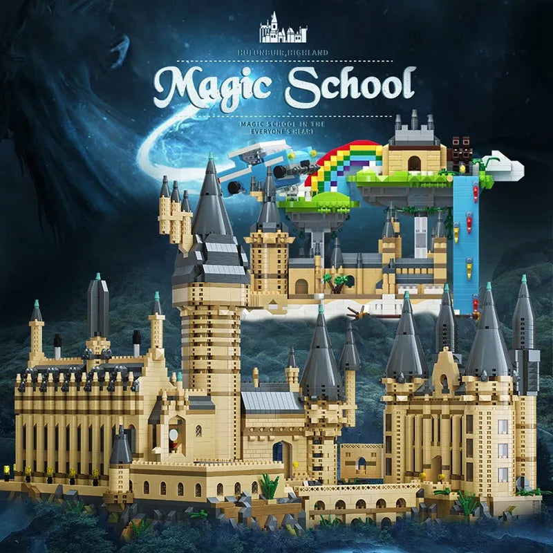 Building Blocks Harry Potter MOC Hogwarts Magic School MINI Bricks Toy 92032 - 7