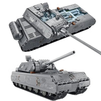 Thumbnail for Building Blocks Military German MK8 Panzer Main Battle Tank Bricks Toy EU - 2