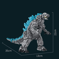 Thumbnail for Building Blocks MOC Idea Expert Monster Godzilla Mecha Bricks Toys - 5