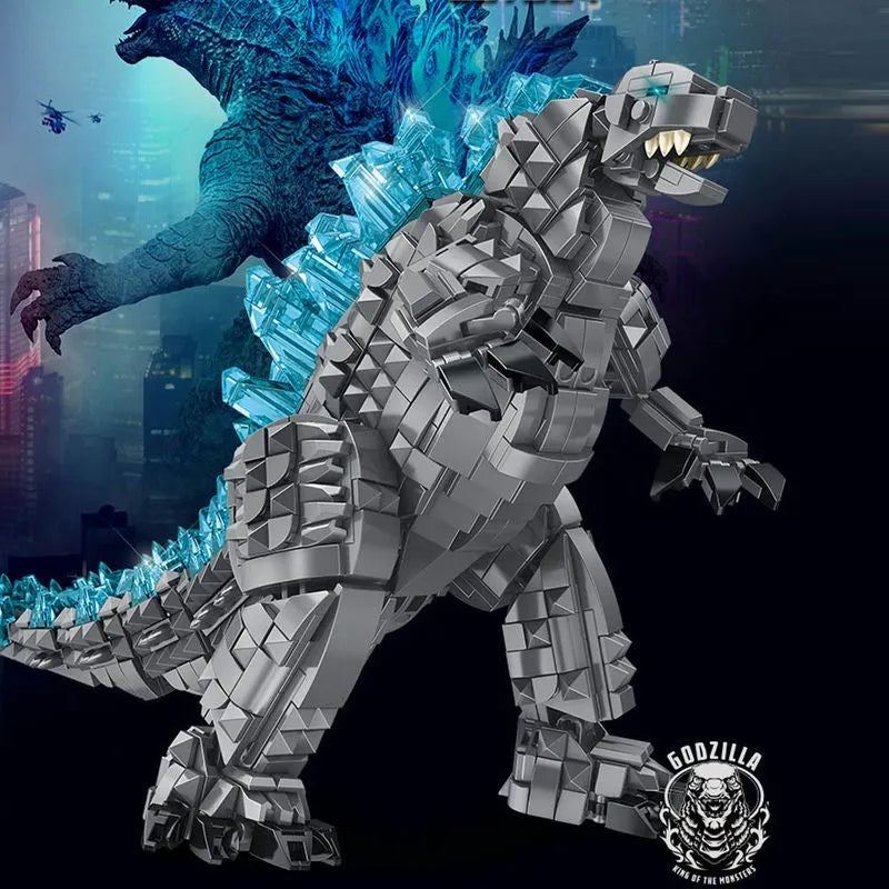 Building Blocks MOC Idea Expert Monster Godzilla Mecha Bricks Toys - 3