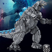 Thumbnail for Building Blocks MOC Movie Creative Expert Monster Godzilla Bricks Toy - 2