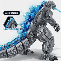 Thumbnail for Building Blocks MOC Movie Creative Expert Monster Godzilla Bricks Toy - 4