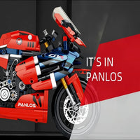 Thumbnail for Building Blocks Tech MOC Honda CBR1000 RR Racing Motorcycle Bricks Toy - 5