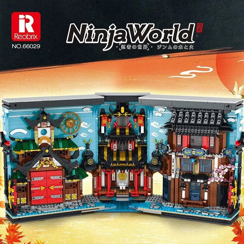 Building Blocks MOC Ninjago Movie The Ninja World Book Bricks Toy - 2