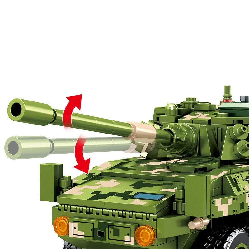 Building Blocks MOC Military WW2 ZTL - 11 Armored Assault IFV Bricks Toys - 4