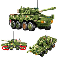 Thumbnail for Building Blocks MOC Military WW2 ZTL - 11 Armored Assault IFV Bricks Toys - 6