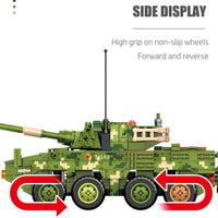 Thumbnail for Building Blocks MOC Military WW2 ZTL - 11 Armored Assault IFV Bricks Toys - 7