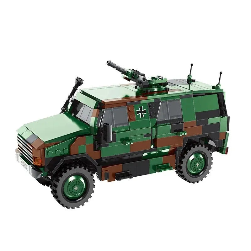 imperium halstørklæde Behandle Military MOC WW2 ATF DINGO Car Infantry Vehicle Bricks Toy