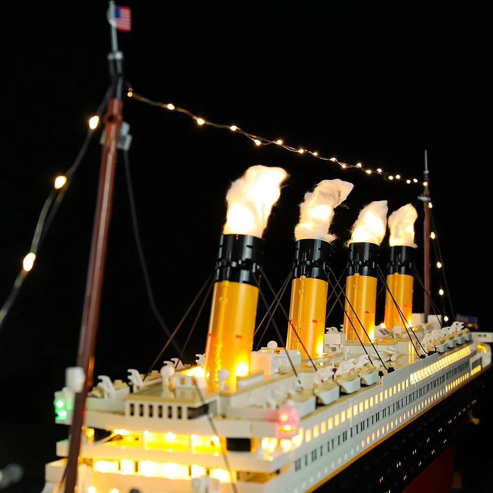 Lights Set LED For Creator 10294 The Titanic - 11