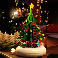Thumbnail for Building Blocks Creative MOC Ideas Light Christmas Tree Music Box Bricks Toys - 7