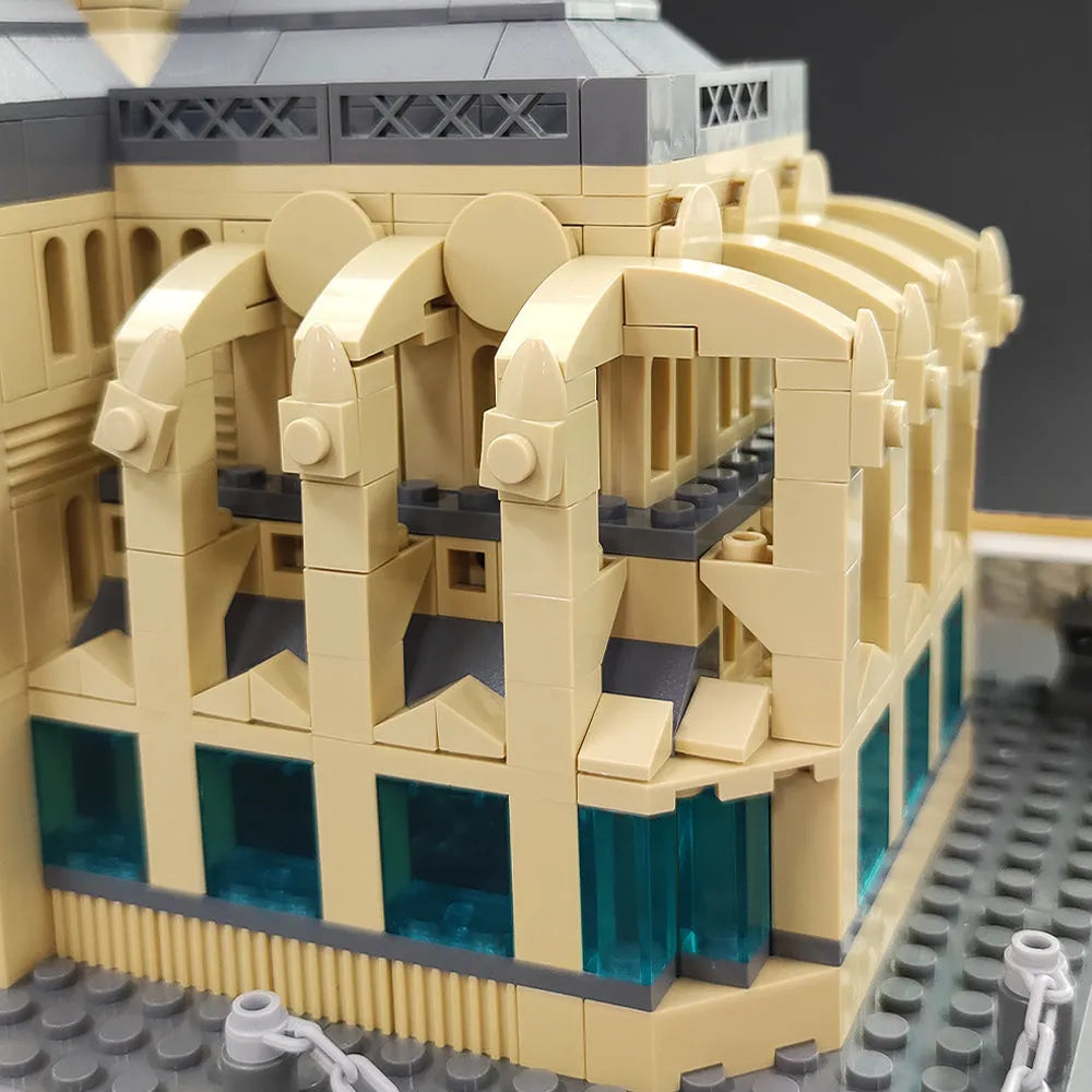 Building Blocks MOC Architecture Paris Notre Dame Cathedral Bricks Toy Construction Set Toys - 25