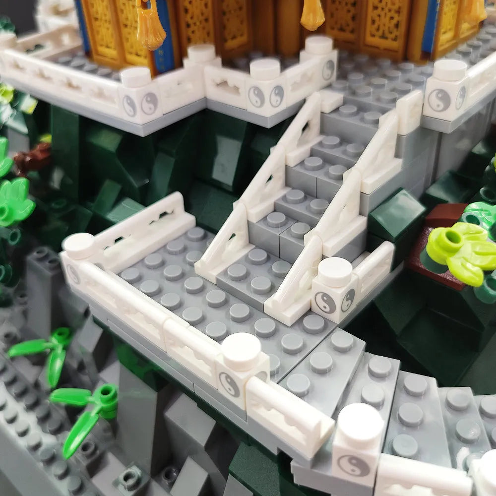 Building Blocks Architecture Famous China LAOJUN Mountain Bricks Toy Construction Set Toys - 7
