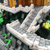Thumbnail for Building Blocks Architecture Famous China LAOJUN Mountain Bricks Toy - 7