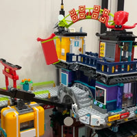 Thumbnail for Building Blocks MOC Ninjago Block City Markets Bricks Toy - 10