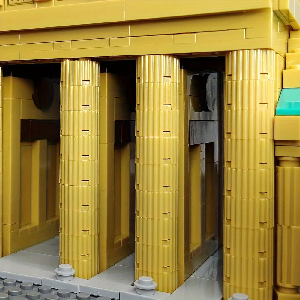 Building Blocks MOC Architecture Berlin Brandenburg Gate Bricks Toy - 17