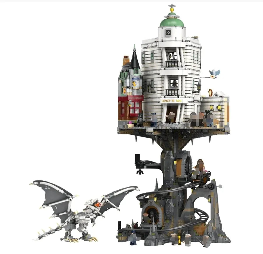 Building Blocks Harry Potter Movie Gringotts Wizarding Bank Bricks Toy - 1
