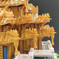 Thumbnail for Building Blocks Architecture Famous China LAOJUN Mountain Bricks Toy - 8