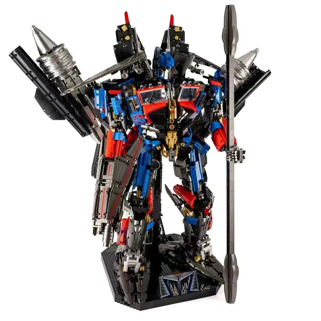 Building Blocks MOC DJ Rambo Man Mecha Transformer Robot Bricks Toys - 1