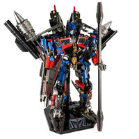 Thumbnail for Building Blocks MOC DJ Rambo Man Mecha Transformer Robot Bricks Toys - 1